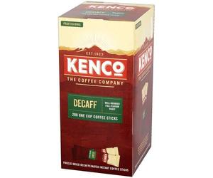 Kenco Decaffeinated Freeze Dried Instant Coffee Sticks, 1.8g, Pack of 200