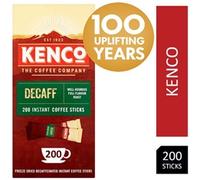 Kenco Decaffeinated Instant Coffee Box of 200 Sticks - PACK (4)