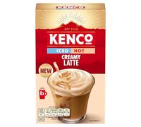 Kenco Iced Hot Creamy Latte Instant Coffee x8, Pack of 5, Total 40 Sachets
