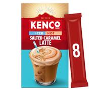 Kenco Iced Hot Salted Caramel Latte Coffee Sachets 8x20.3g 8ea