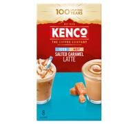 Kenco Iced Hot Salted Caramel Latte Coffee Sachets 8x20.3g 8ea
