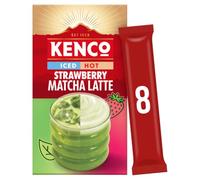 Kenco Iced Hot Strawberry Matcha Latte Strawberry Flavour 8 x 18.2g (145.6g)