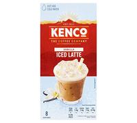 Kenco Iced Latte Vanilla Instant Coffee 8 Sachets, Pack of 5