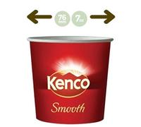 Kenco In-Cup Smooth Roast White 25's 76mm Paper Cups - PACK (15)