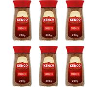 Kenco Smooth Instant Coffee 200g (Pack of 6 Jars, Total 1.2kg)
