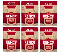 Kenco Smooth Instant Coffee 300g Refill Bag (Pack of 6, Total 1.8kg)