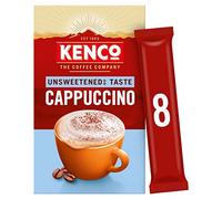Kenco Unsweetened Cappuccino Instant Coffee Sachets 8x11.1g (Pack of 5, Total 40 Sachets, 444g)