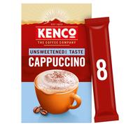 Kenco Unsweetened Cappuccino Instant Coffee Sachets 8x11.1g (Pack of 5, Total 40 Sachets, 444g)