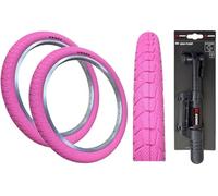 Kenda Krackpot PINK 20 x 1.95 BMX/Mountain Bike Tyre K-90 (PACK OF 2)