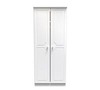 Kendal 2 Door Wardrobe (Ready Assembled) Ready Assembled 2 U Off White One Size