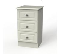 Ready Assembled 2 U Kendal 3 Drawer Bedside Cab(Ready Assembled) in Taupe Ready Assembled 2 U Taupe