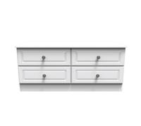 Kendal 4 Drawer Bed Box (Ready Assembled) Ready Assembled 2 U White One Size