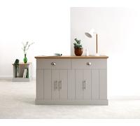 Kendal 3 Door 2 Drawer Large Sideboard in Grey