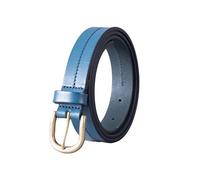 Kendal Leather Belt (Blue, Large)