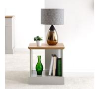 Kendal Side Table Grey 1 Shelf