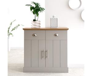 Kendal Sideboard Grey 2 Doors 4 Shelves 2 Drawers