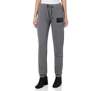 KENDALL & KYLIE Women's K&K W Patch Jogger Sweatpants KKW3711713, Grey, L