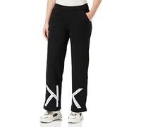 KENDALL & KYLIE Women's K&K W Straight FIT Logo Sweatpants KKW3711715, Black, M