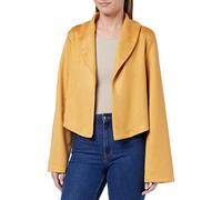 KENDALL & KYLIE Women's K&K W Suede Uneven Jacket KKW3716103, Honeycomb, M, M