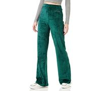 KENDALL & KYLIE Women's K&K W Velour HIGH Rise Flare Pants KKW3711720, Emerald, S