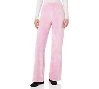 KENDALL & KYLIE Women's K&K W Velour HIGH Rise Flare Pants KKW3711720, Soft Pink, XL