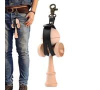 Kendama Cover - Ball Leather Support, Kendama Carrying Accessory | Lightweight Traditional Japanese Toy Holster, Adjustable Japanese Wooden Toy Carrying Straps for Indoor Outdoor Adults Kids