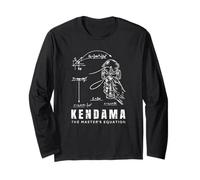 Kendama Physics Equation Skill Toy Motion Diagram Japanese Long Sleeve T-Shirt