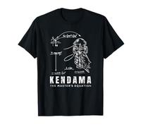 Kendama Physics Equation Skill Toy Motion Diagram Japanese T-Shirt