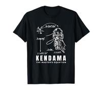 Kendama Physics Equation Skill Toy Motion Diagram Japanese T-Shirt