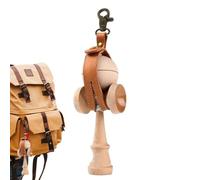 Kendama Storage Pouch - Lightweight Gear Case, Handy Toy Carrier | Leather Hip Bag Holster, Secure Loop Strap Holder Minimalist Utility Option Ideal Setup Companion for Kids, Collectors, Hobbyists