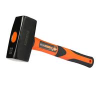 KENDO 3.3lb Heavy Duty Lump Club Hammer,Fibreglass Grip,1.5kg Sledgehammer,30625