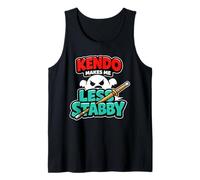 Kendo Bamboo Sword Martial Arts Practice Japanese Sword Tank Top