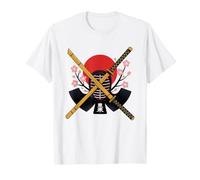 Kendo Dojo Silhouette Contemporary Clean Art Class Kendoka T-Shirt