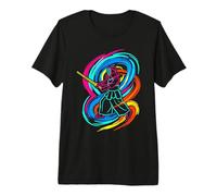 Kendo Fighter kendoka Synthwave Premium T-Shirt