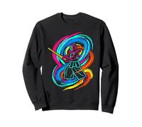 Kendo fighter kendoka Synthwave Sweatshirt