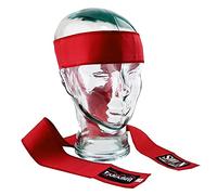 kendo headband KENDO Tenugui Samurai Warrior (RED) 200cm 100% Cotton Ninja Shinobi Head Band For Men/Women/Children (1 Headband)