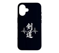 Kendo Heartbeat Japanese Martial Arts Sword Fighting Case for iPhone 16