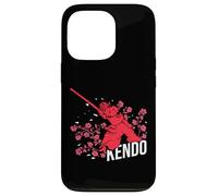 Kendo - Japanese sword fighting Kenjutsu Samurai Case for iPhone 13 Pro