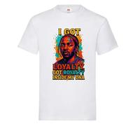 Kendrick Kid's Children's T-Shirt Custom Tshirt Tee Kids Shirt Top Cute Merch Funny Boys Girls Unisex White DNA Lamar