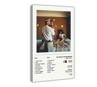 Kendrick Lamar Mr. Morale & The Big Steppers Album Cover Canvas Poster Wall Art Decor Print Picture Paintings for Living Room Bedroom Decoration Frame-style 12x18inch(30x45cm)