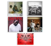 Kendrick Lamar Studio Albums Good Kid, M.A.A.D City / To A Butterfly / DAMN. / Mr. Moral & The Big Steppers with Art Card