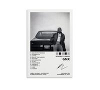 Kendrick Poster Lamar GNX Music Album Cover Posters for Room Canvas Wall Art Bedroom Decor 12x18inch(30x45cm)