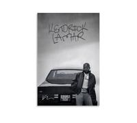 Kendrick Poster Lamar Rapper Music Album Retro Vintage Cover Signed Music Posters for Room Aesthetic Canvas Wall Art Bedroom Decor20x30inch(50x75cm)