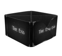 KengjuTesu Movie Ending Screen Desktop Organizer Pen Holder, Rectangular Pencil Cup for Office, Study and Makeup Stations