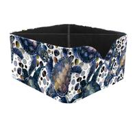 KengjuTesu Water Life Sea Turtles Desktop Organizer Pen Holder, Rectangular Pencil Cup for Office, Study and Makeup Stations