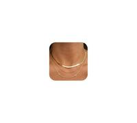 KENIY 3Pcs S925 Sterling Silver Necklaces Stackable Chain Necklace for Women 14k Gold Plated Cuban Herringbone Snake Paperclip Choker Chain Necklaces Sturdy & Fade-Proof Jewelry Gifts