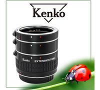 Kenko Macro Extension Tube Set for Nikon F-Mount, 12mm/20mm/36mm, Made in Japan