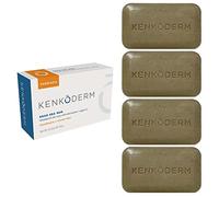 Kenkoderm Psoriasis Dead Sea Mud Soap with Argan Oil & Shea Butter 4.25 oz (4 Bars)