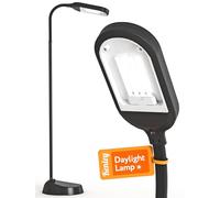 Kenley Natural Daylight Floor Lamp - Craft Light Floor Standing for Reading, Crafting, Sewing - Adjustable Gooseneck - Task Lamps for Living Room, Bedroom, Office