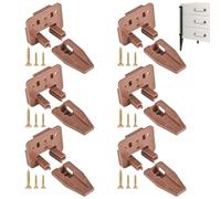 Kenlin Rite Trak 1 Drawer Track Guide and Slide, 6 Set Undermount Drawer Stoppers with Screws Center Mount Drawer Slides Replacement Dresser Kitchen Plastic Cabinet Drawer Slides Repair Kit